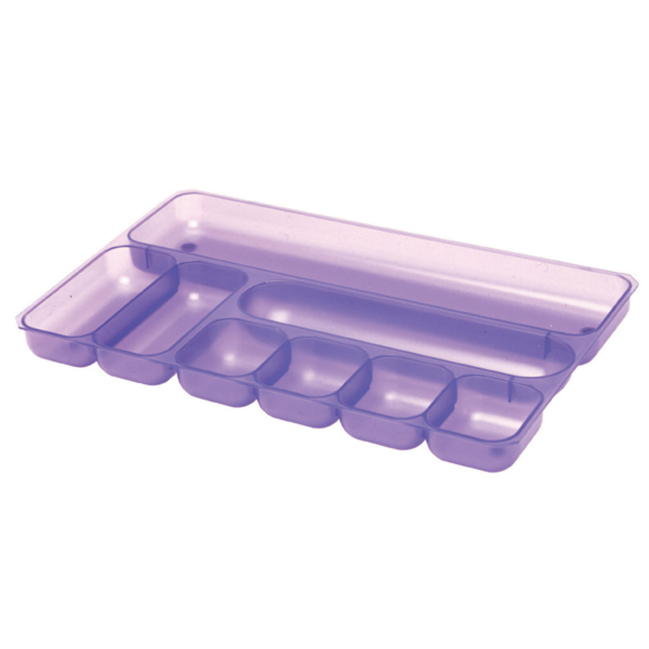 Metro Frosted Desk Drawer Organiser Grape