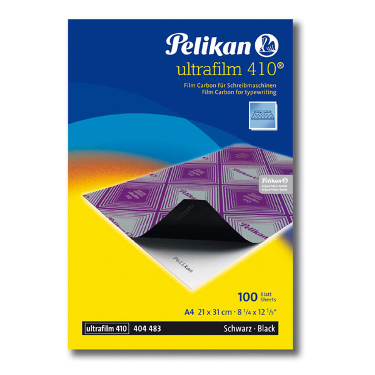 5 Sheets A4 Pelikan Carbon Paper Ultrafilm 410