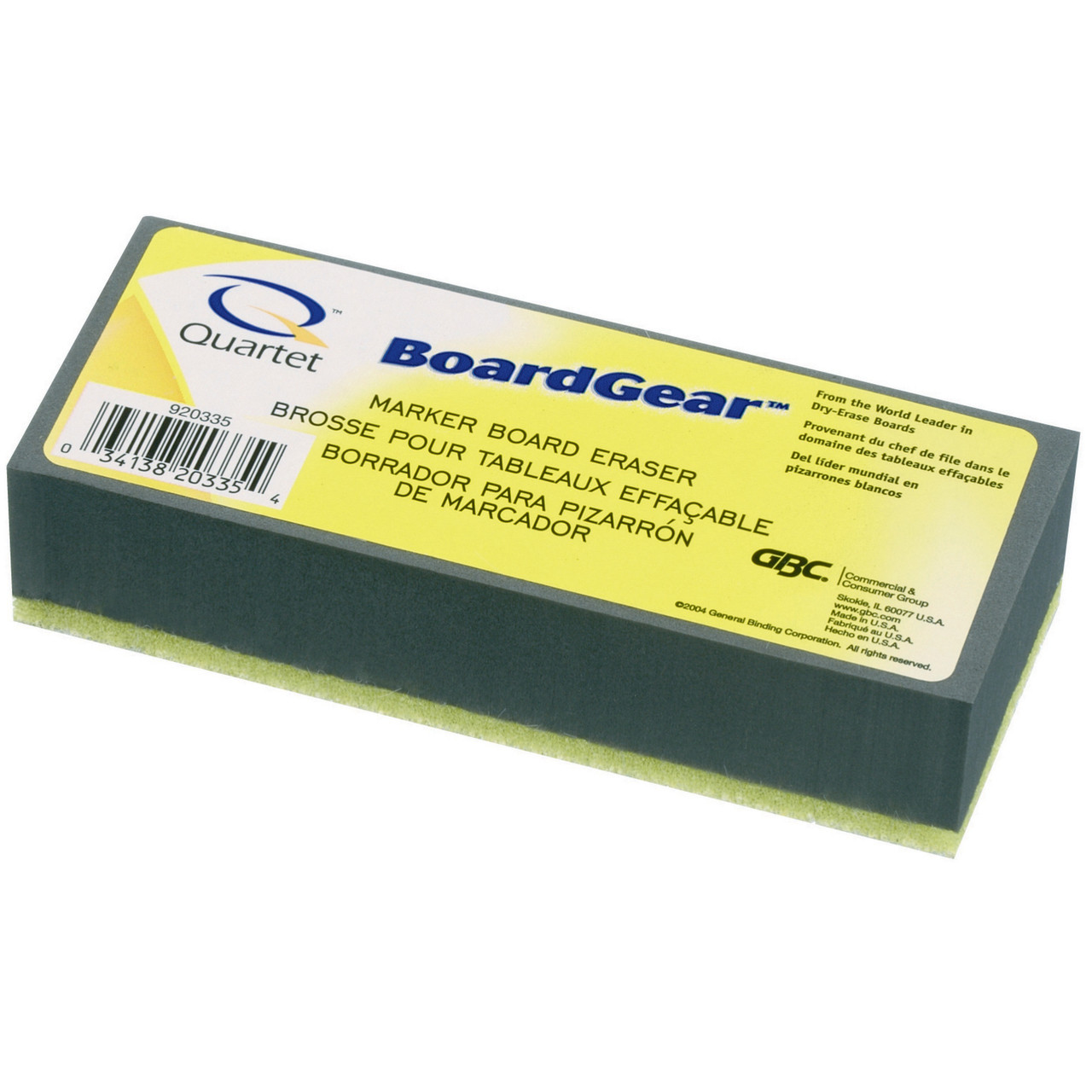 Quartet #QT920335 Whiteboard Eraser Washable | Mega Office Supplies