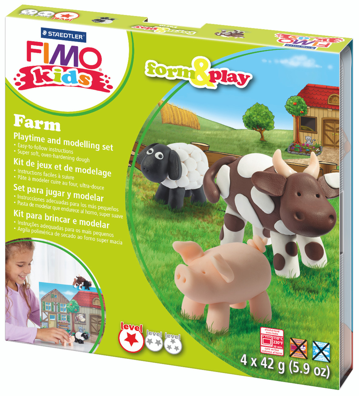 Staedtler Fimo Kits Form and Play Pets Set