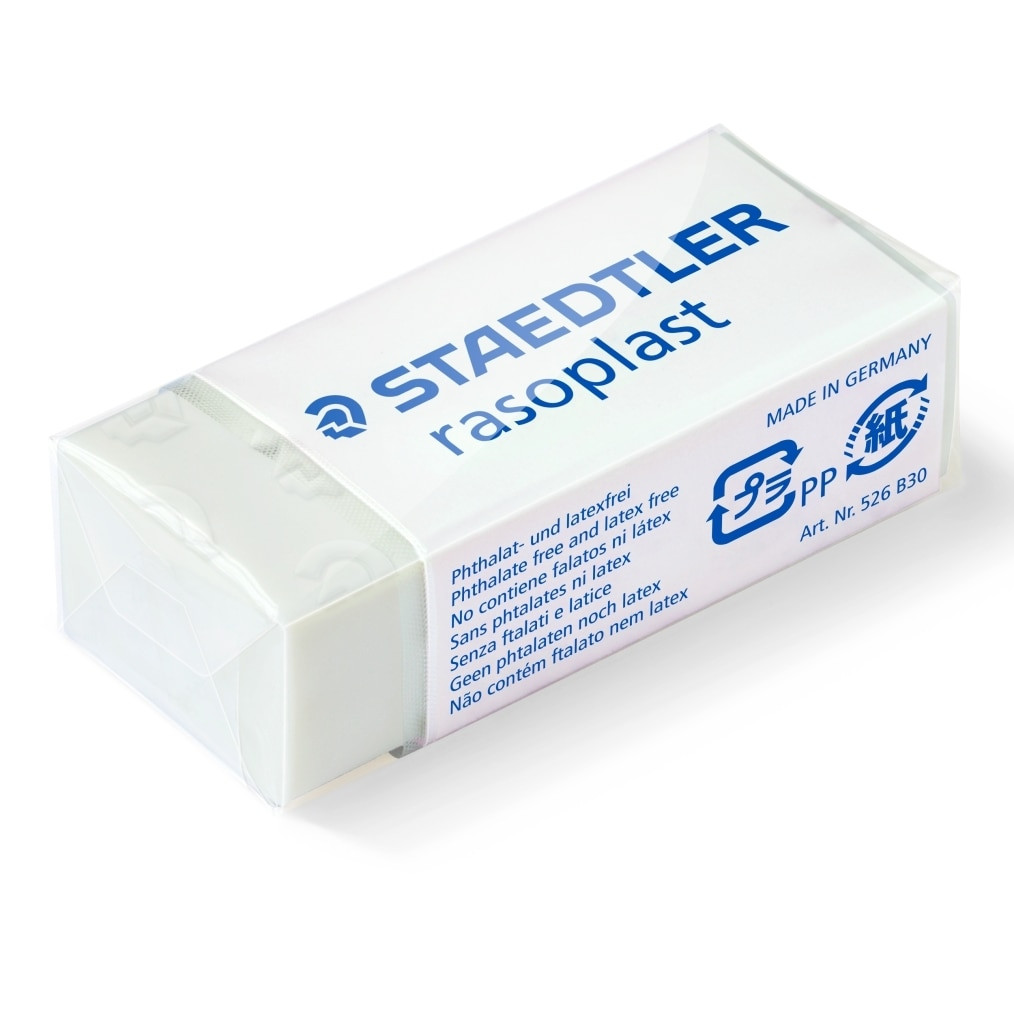 Staedtler 526 B30 Rasoplast Pencil Eraser Medium 43 x 19 x 13mm Mega Office Supplies