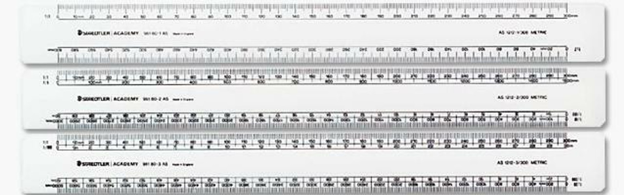 staedtler metric scale ruler