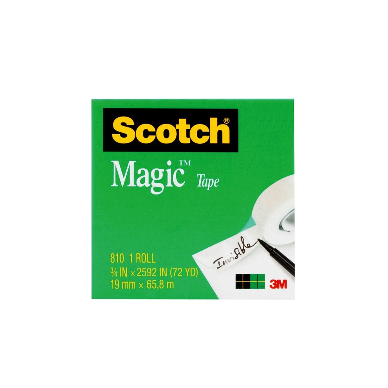 SCOTCH Dévidoir Cool color rubans Magic™ invisible 19 mm x 19 m