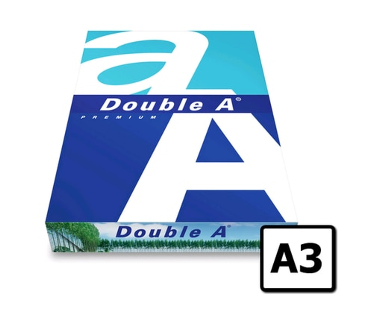 Double A A3 Smoother 80Gsm White 500 Sheets A3 Printer Paper
