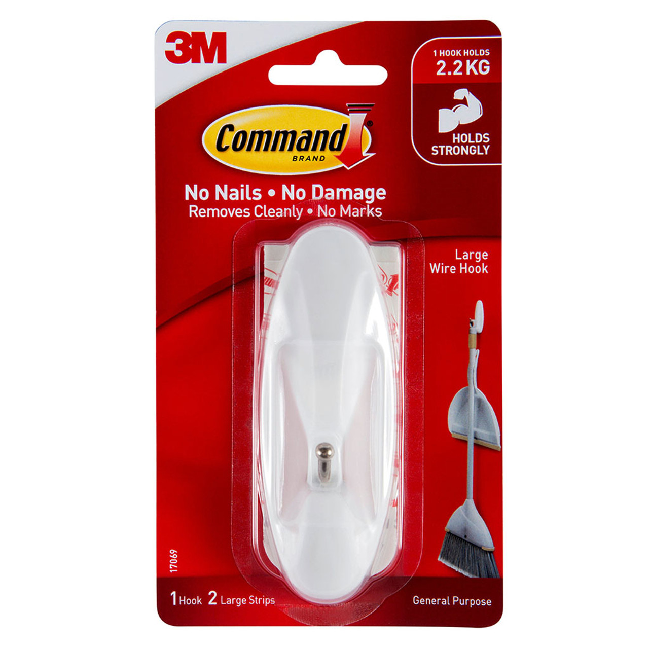 3M 17068 Command™ Wire Hooks - Medium