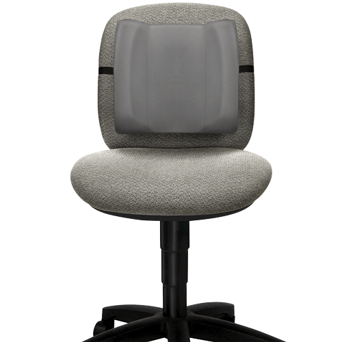 Support Dorsal Ergonomique Fellowes Smart Suite - Tissu Gris, Sangles Ajustables - Pour Toutes Chaises Bureau - Testé FIRA