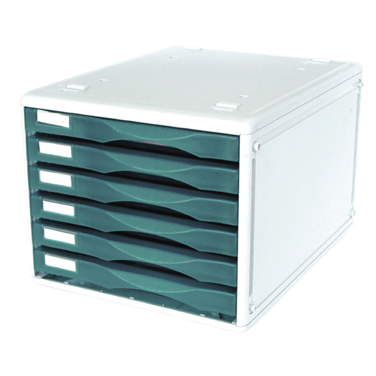 Metro 3439 Multi Drawer Storage System B4 6 Drawer Blueberry