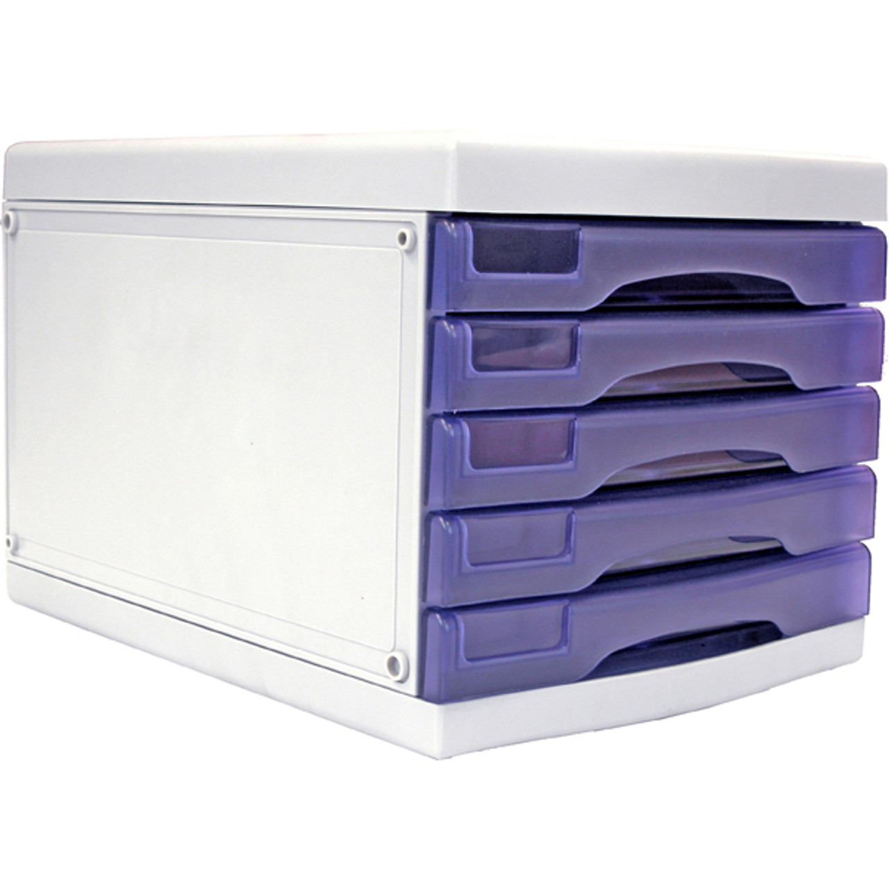 Metro 3475 Desktop Filing Drawers A4 5d Grape
