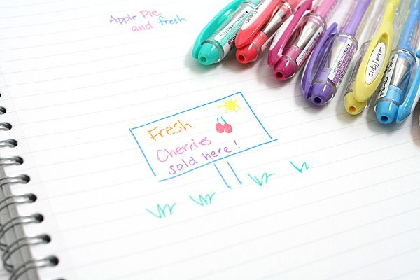 UniBall Signo Angelic Colours White Pen Box of 12 Mega Office Supplies