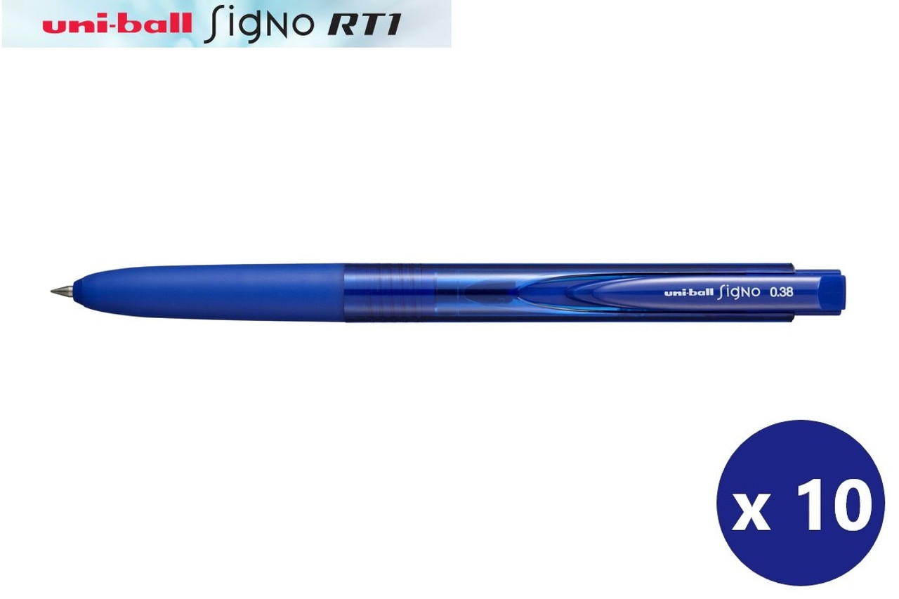 Uni-Ball Signo RT1 Blue Ultra Fine Pen - Box of 10