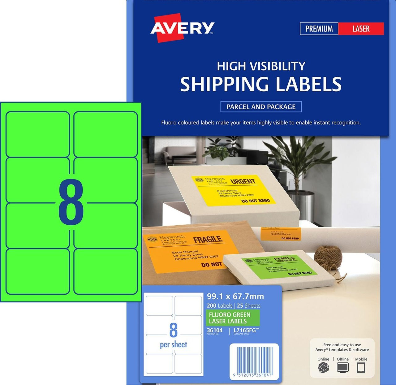 AVERY 20 FLUORO GREEN LABEL - L20FG - 20.20 X 20.20 MM 20UP Within 99.1 X 67.7 Mm Label Template AVERY 20 FLUORO GREEN LABEL - L20FG - 20.20 X 20.20 MM 20UP Within 99.1 X 67.7 Mm Label Template