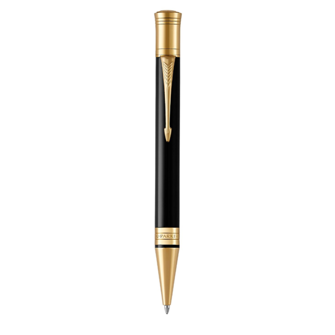 Parker  Duofold  Black  /& Gold Ballpoint Pen New In Box