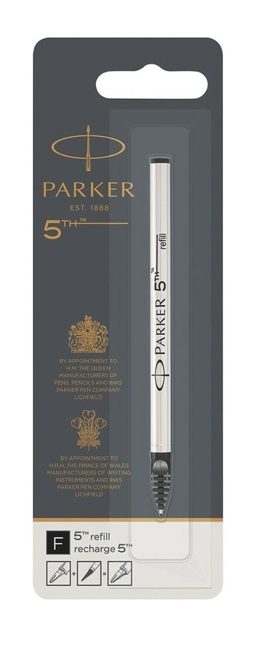 PARKER 1950273 5th Refill Black Fine Blister Mega Office Supplies