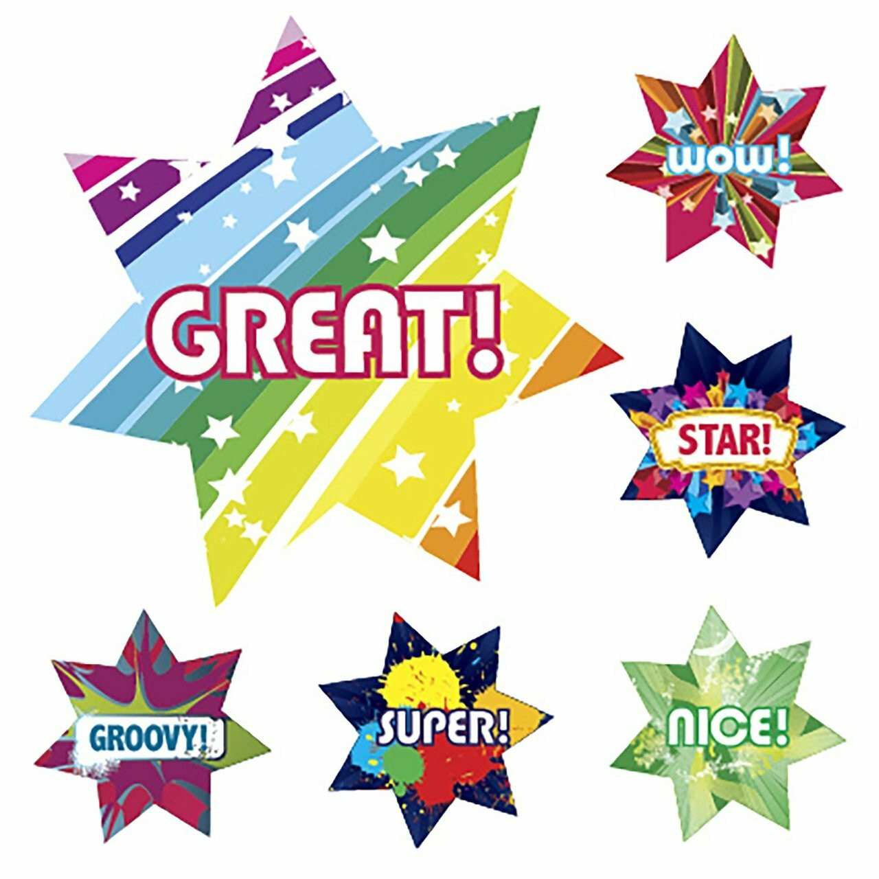 AVERY 69615 MERIT STICKERS SUPER STAR STICKER 100 ROLL