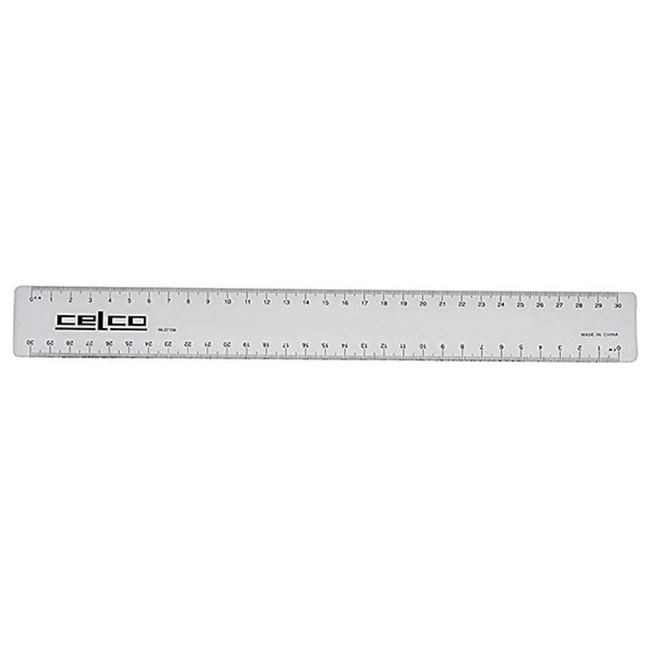 Celco 0730070 Metric Ruler 30cm Clear Box 50 Megax
