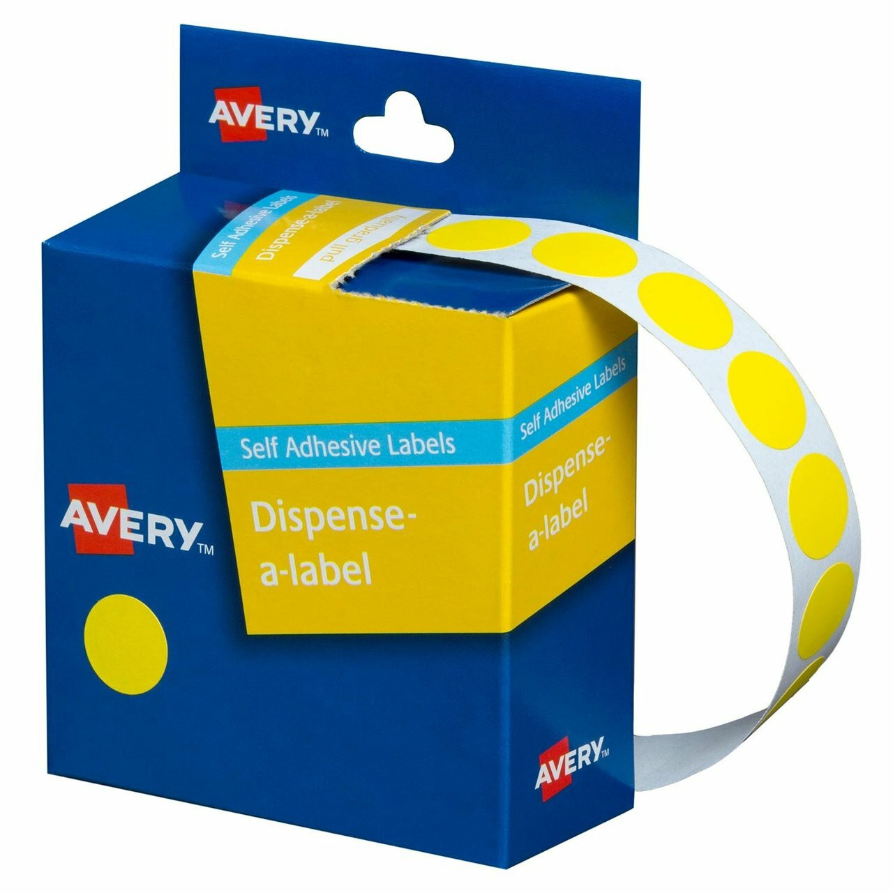 Avery 937239 Yellow Dispenser Labels Circle 14 Mm 1050 Pack It S A Mega Thing