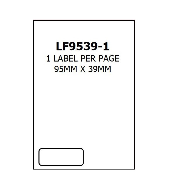 Bala Stock Forms Australia Lf95391 Integrated Labels 95 X 39Mm Pack