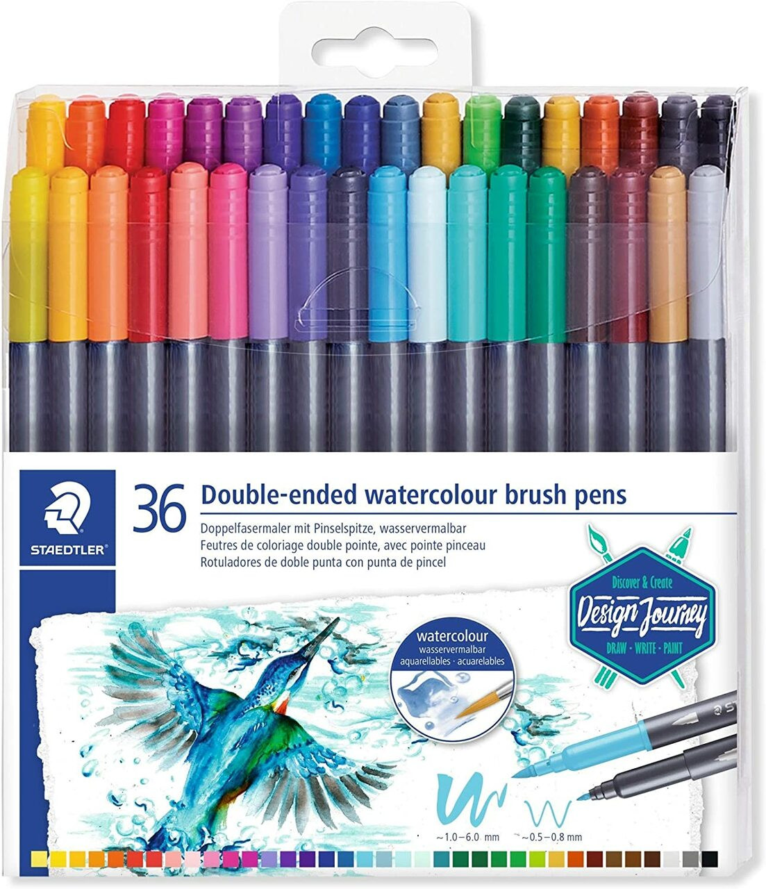 staedtler fine tip colouring pens