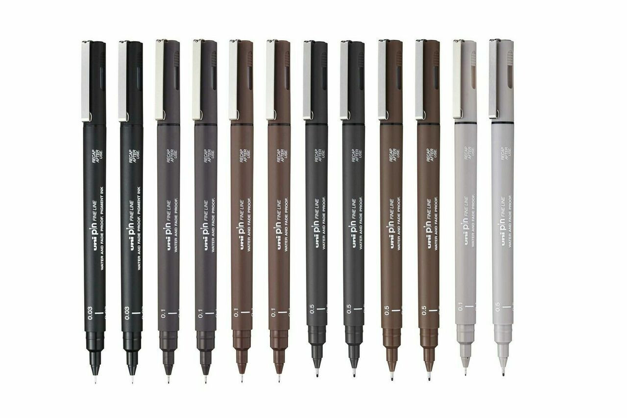 Pin Assorted, Fineliner Drawing Pens