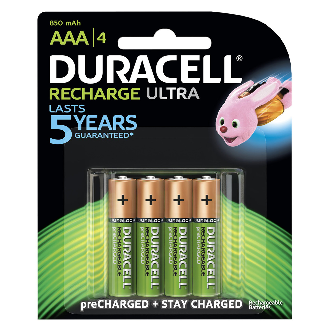 2 AAA Duracell Recharge - 900mAh - AAA - NiMH - Piles rechargeables