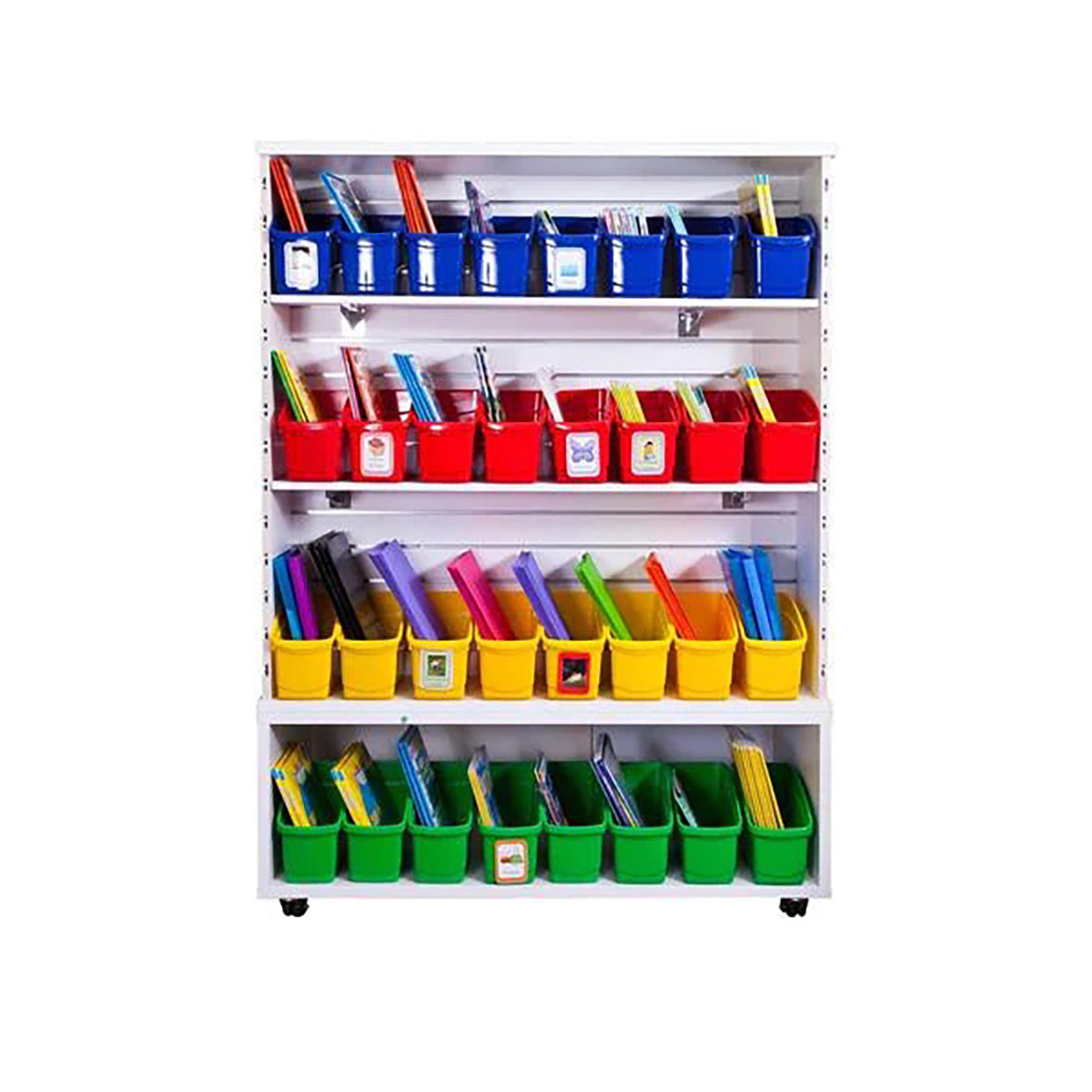 Plastic Book & Storage Tubs Dark Green by Elizabeth Richards Mega