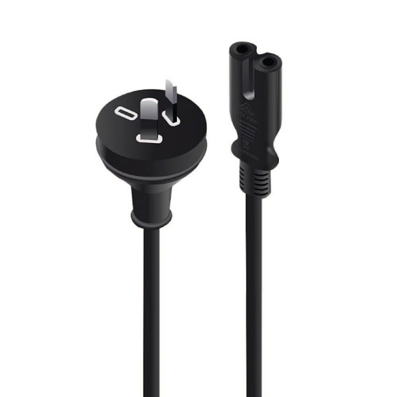 2m UK 3 Pin Plug To IEC C13 Mains Power Cable, Black - from LINDY UK