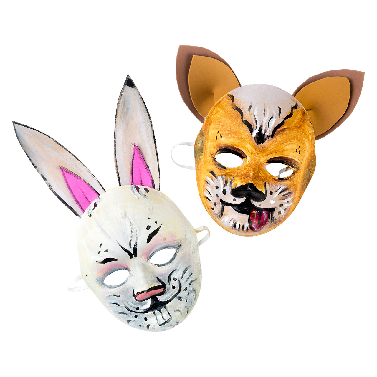 Paper Mache Full Mask Pack of 24 Mega Office Supplies