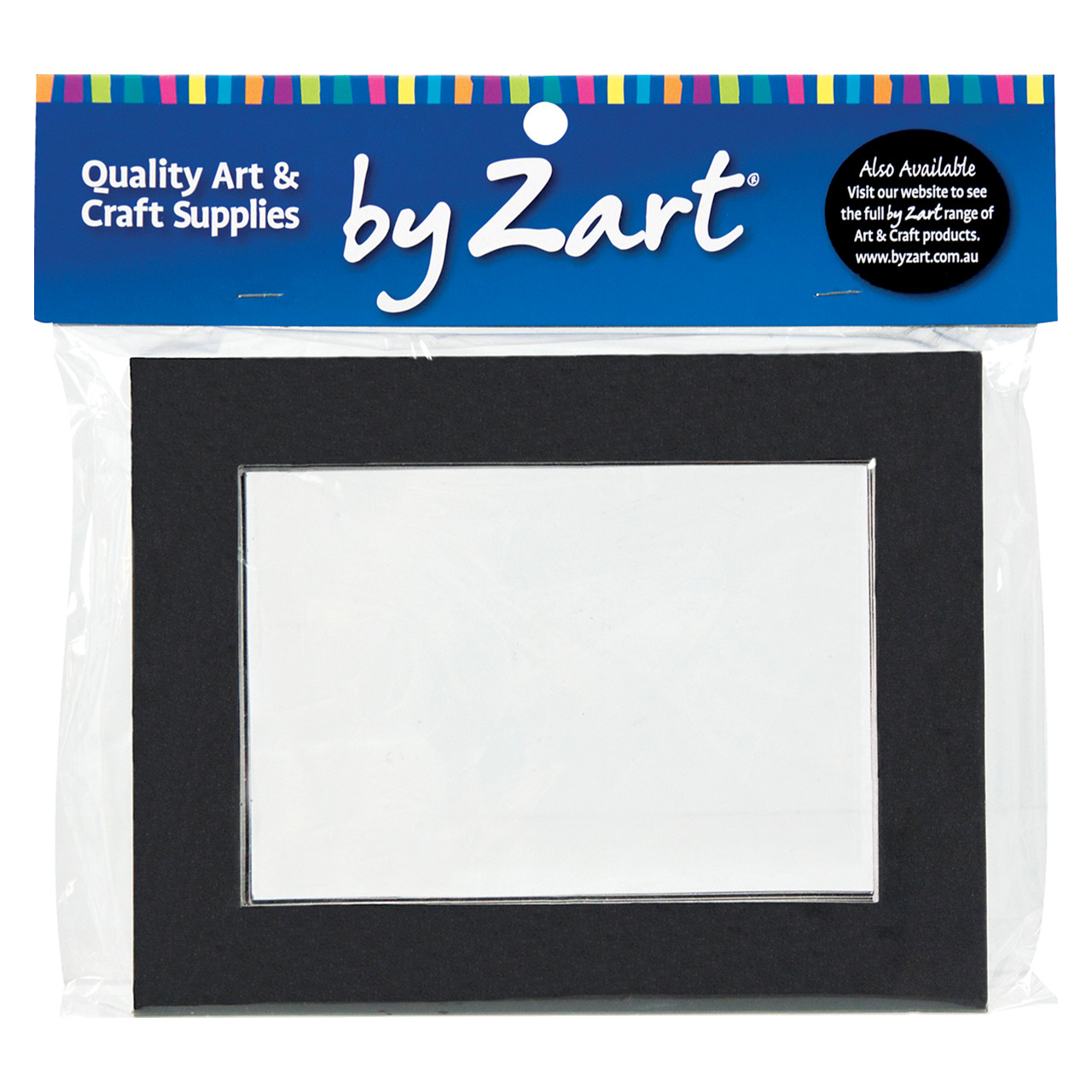 Cardboard Mounts Black & White A6 Pack of 10 Mega Office Supplies