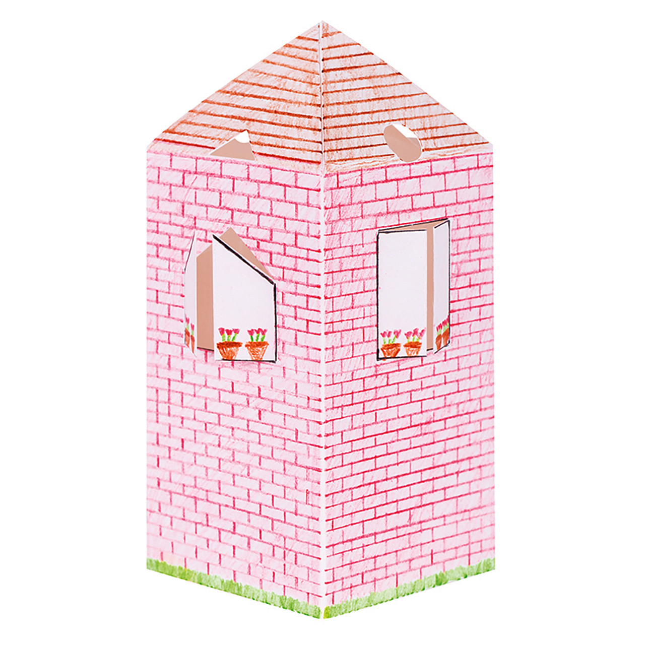 Precut Cardboard House 10's Creative School Supply It's A Mega Thing