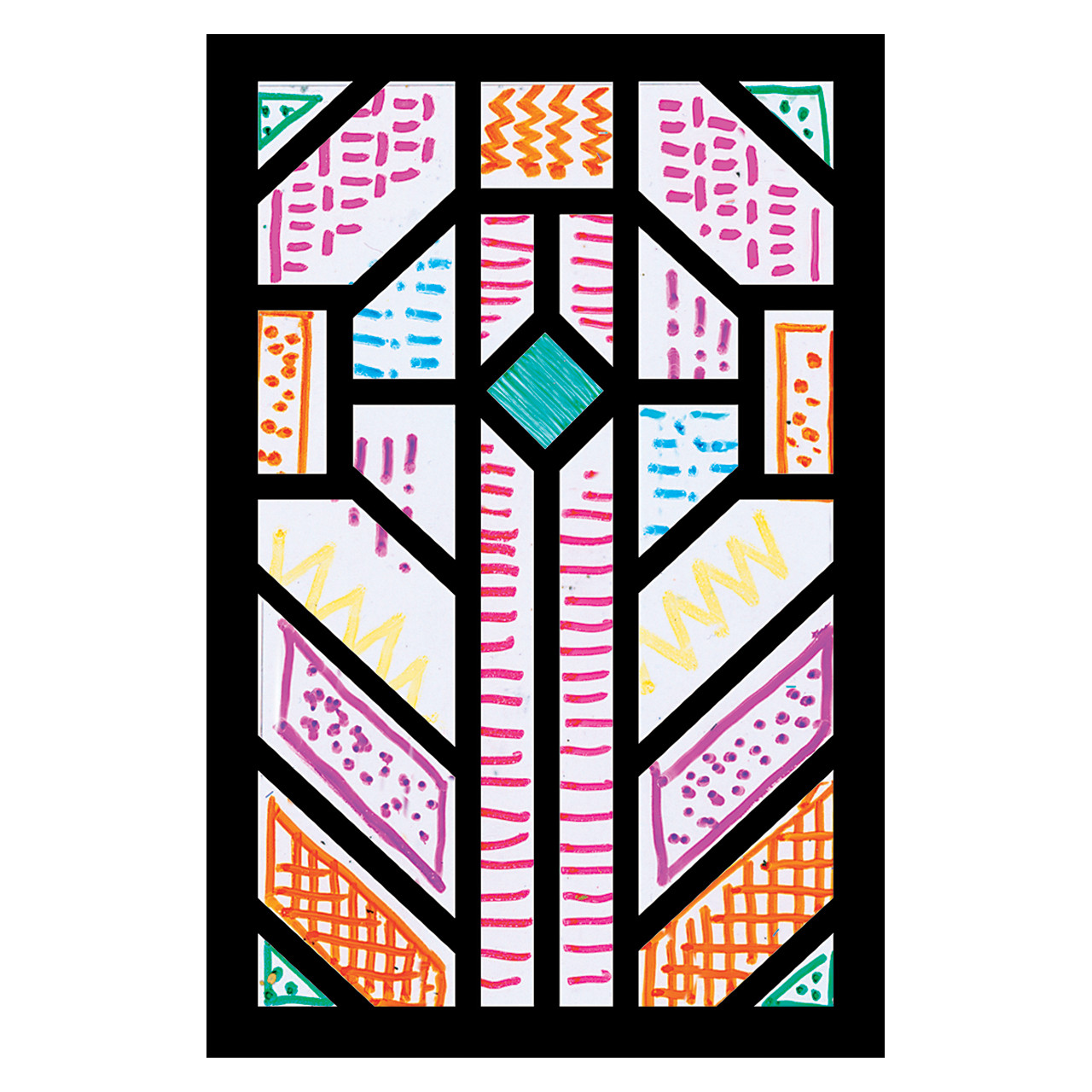 Cardboard Stained Glass Frames 20's Creative School Supply It's A Mega Thing