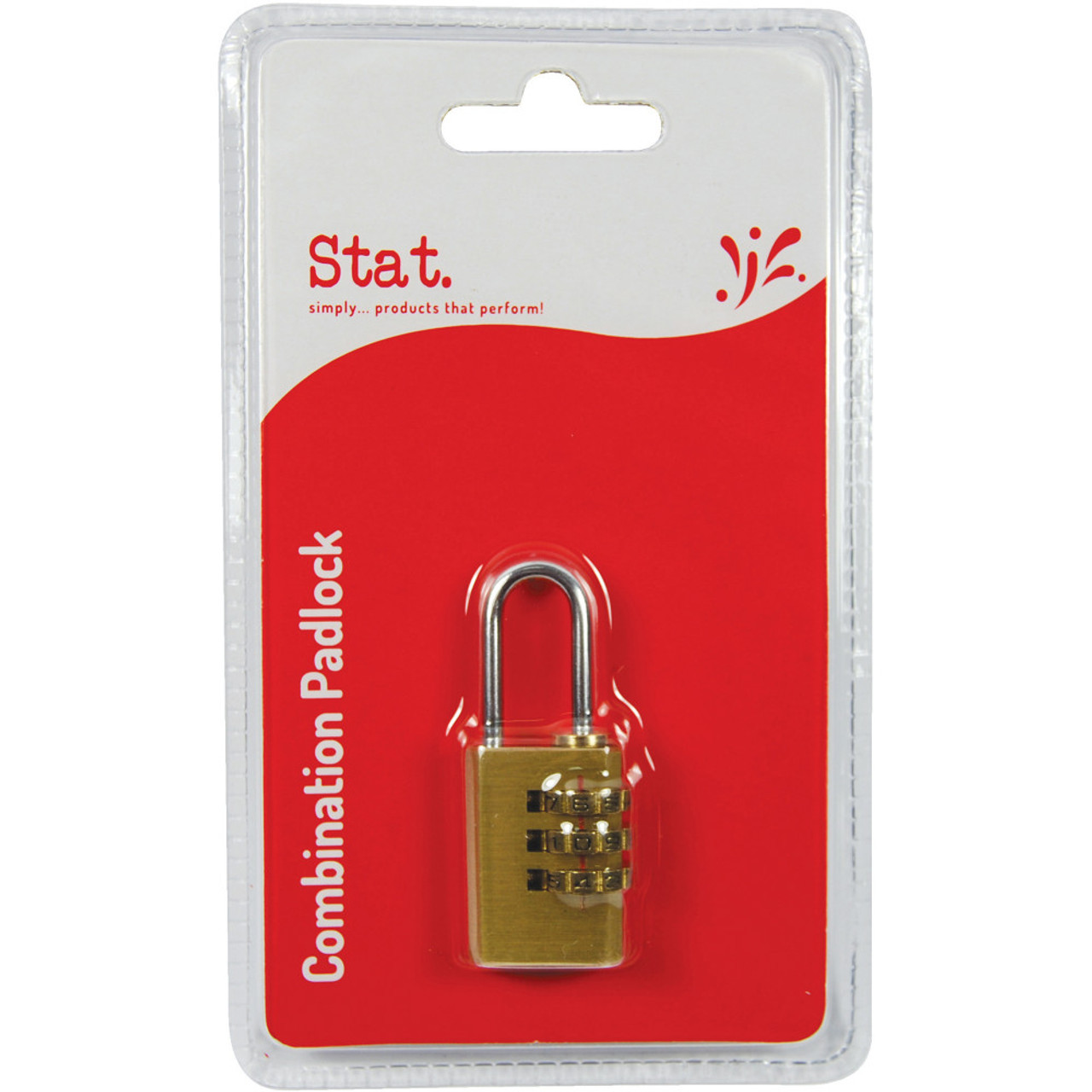 Stat. Combination Padlock Office Essentials Mega Office Supplies