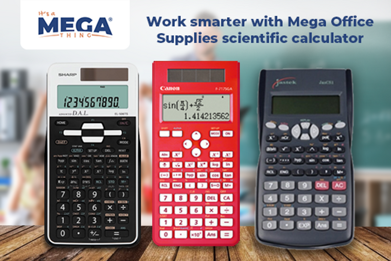 Work Smarter With Mega Office Supplies Scientific Calculators Work Smarter With Mega Office Supplies Scientific Calculators