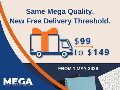 Free Delivery Update | Mega Office Supplies