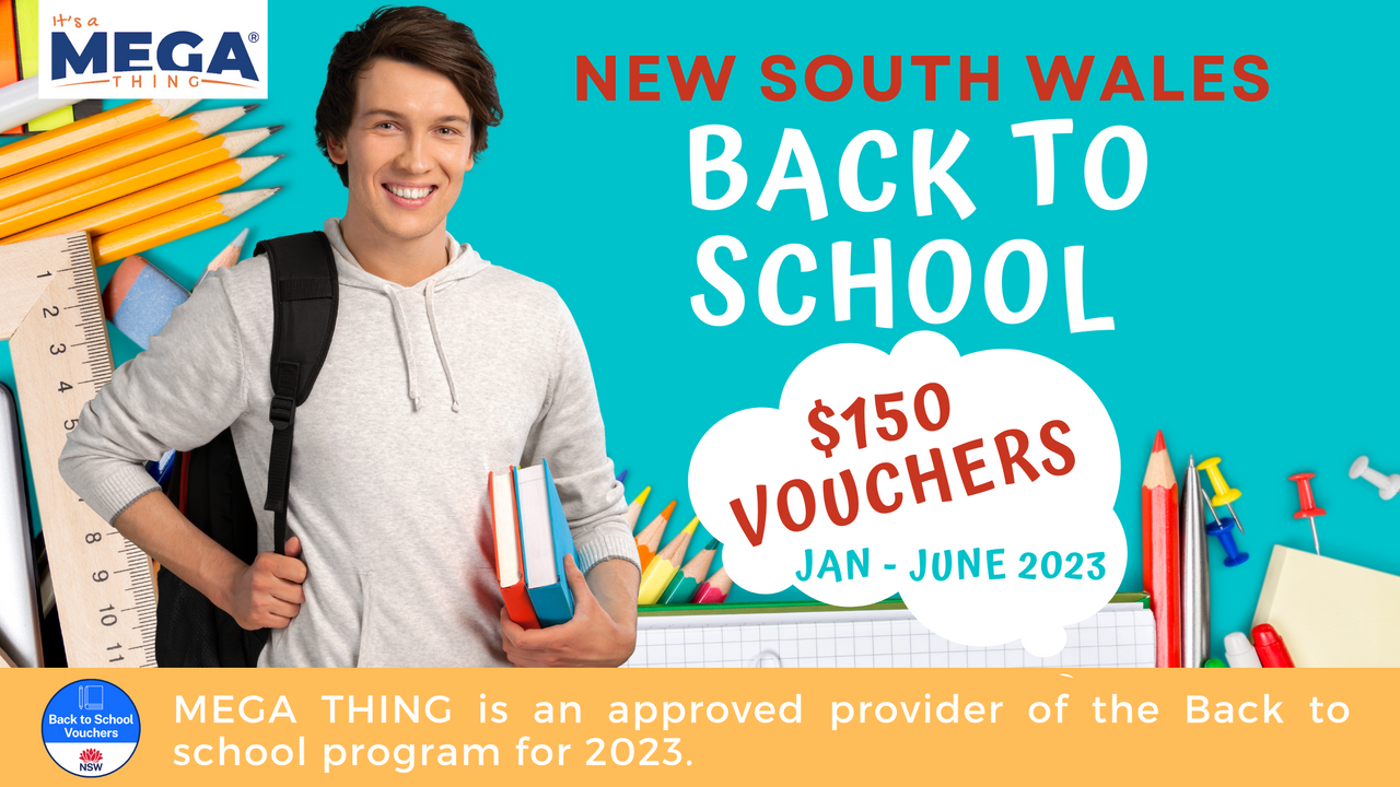 MEGA THING is an approved provider of the Back to school program for 2023. MEGA THING is an approved provider of the Back to school program for 2023.