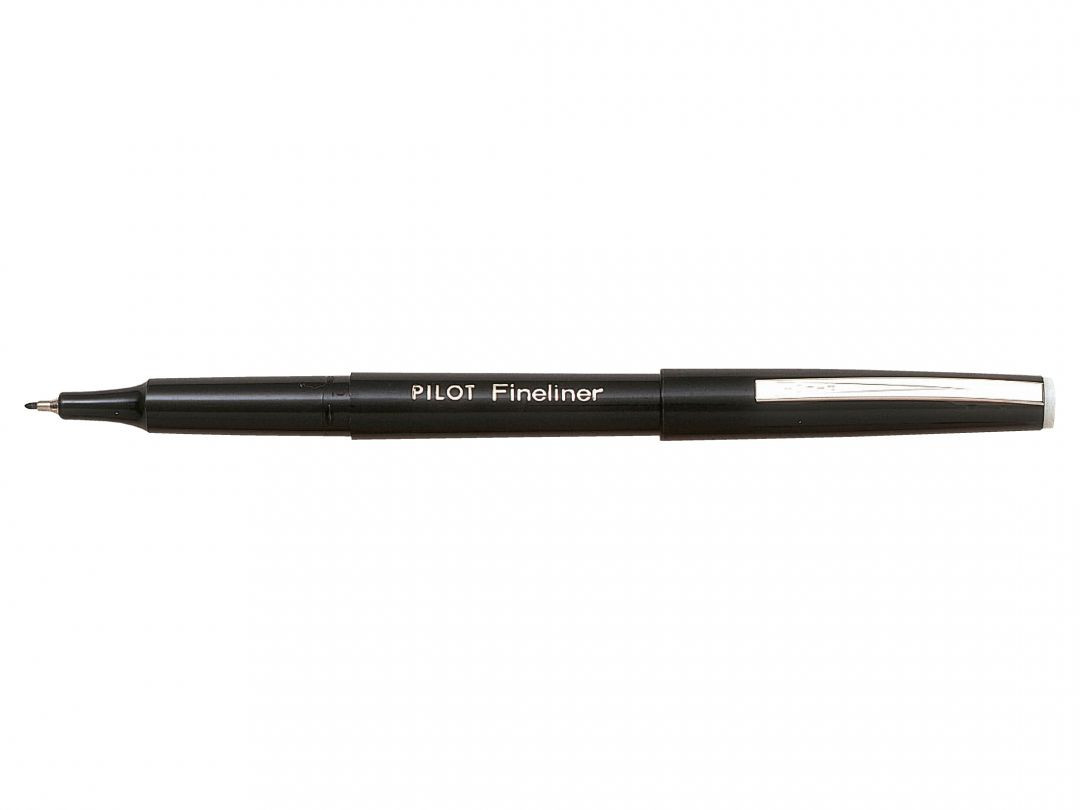Pilot SW-PPF-B Black Original Fineliner Box of 12