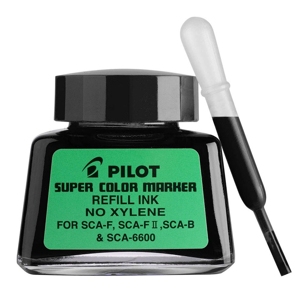 Pilot 605122 SCA-RF Black Ink Refill 30ml Bottle with Dropper
