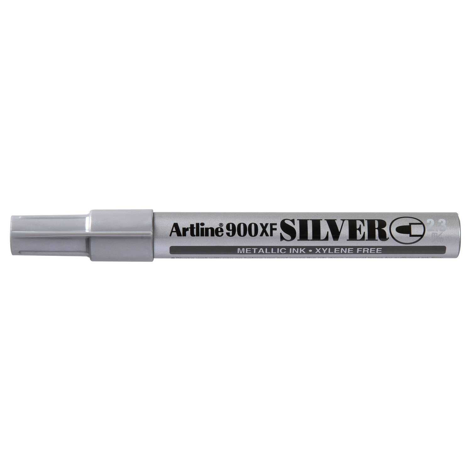 Artline 900 Metallic Marker Silver Bx12 Mega Office Supplies