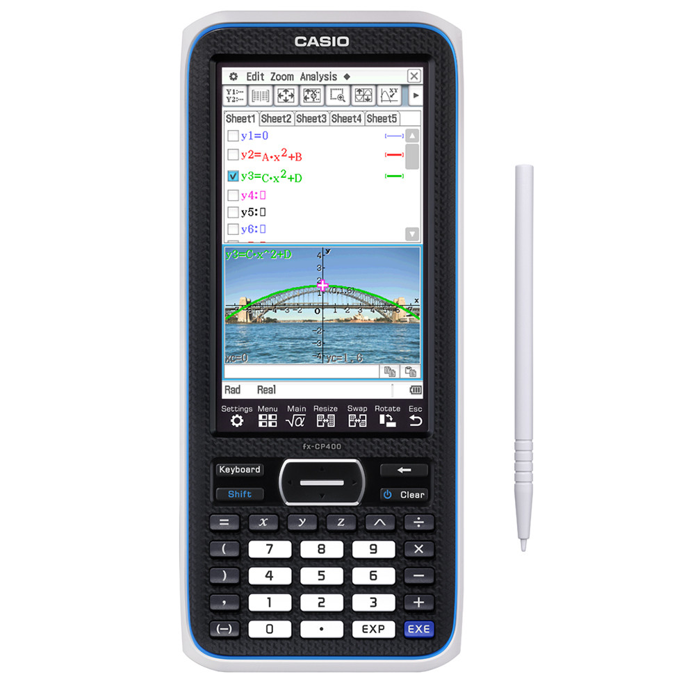 Casio FXCP400 FX-CP400 ClassPad II CAS Calculator Mega Office
