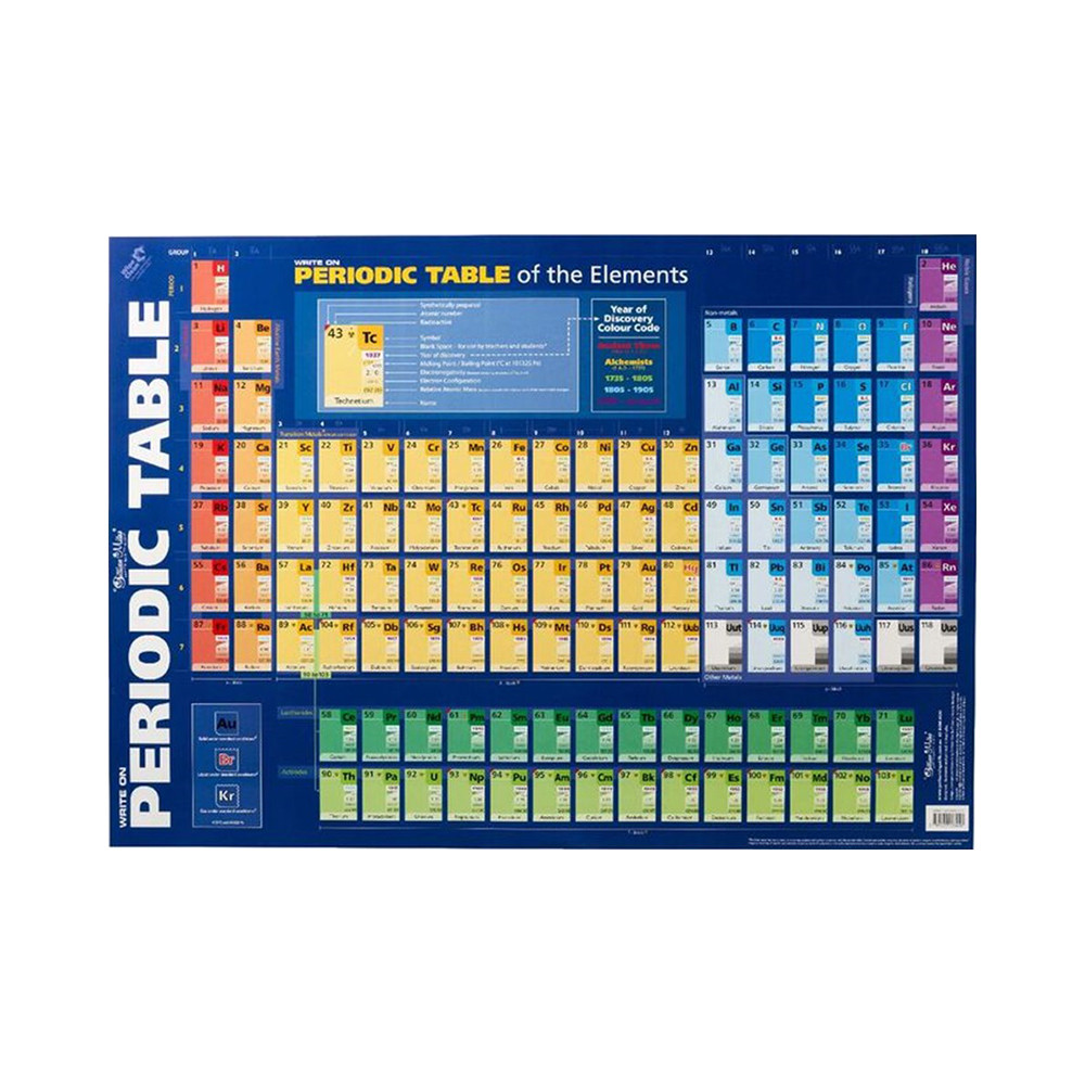 Periodic Table D/S Wall Chart Mega Office Supplies