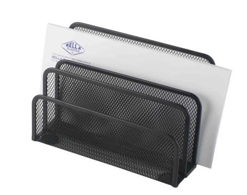 Italplast I 345 Wire Mesh Letter Holder/Sorter Black | It's A Mega Thing