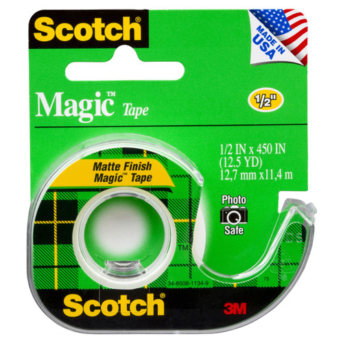 Scotch 137 Photo Safe Double Sided Tape In Dispenser 12 x 450