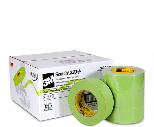 3M High Performance Masking Tape 401+ , 48mm x 55 M, Green