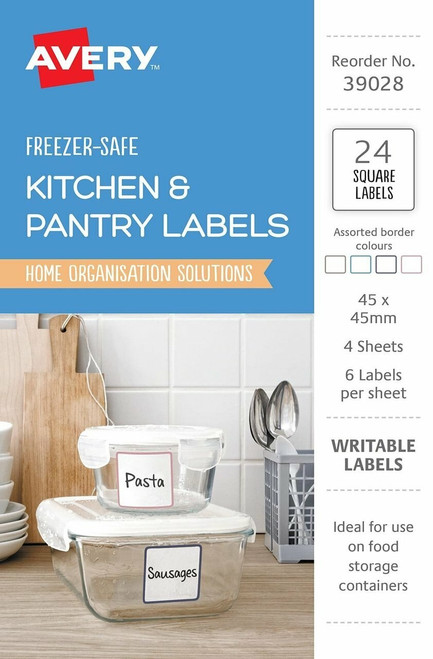 Avery #39029 Assorted Rectangular Kitchen & Pantry Labels 70 ...