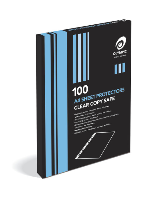 A4 Sheet Protectors 100 Box - Keepfiling