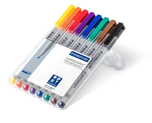  Staedtler 3001 TB36 ST Double-Ended Watercolour Brush Pen, 1  Count (Pack of 1), Multicolor : Staedtler: Office Products