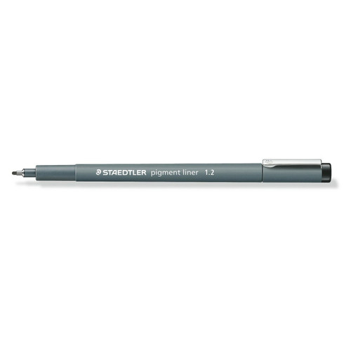 STAEDTLER Pigment Liner, Fineliner Pen For Drawing, Drafting, Journaling,  5mm, Black, 308 05-9