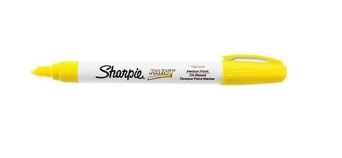 Sharpie Oil-Based Paint Marker, Medium Point, White Ink, Pack of 3 