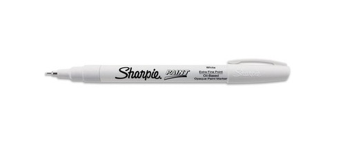 Sharpie S35543 Oil Based Paint Marker Fine Point White - Box of 12