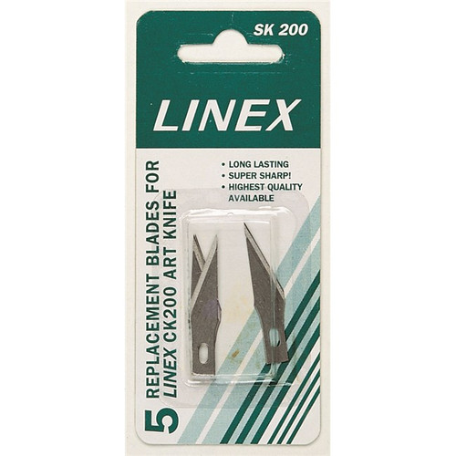 LINEX 100412215 SPARE BLADE SK200 PACK 5 SILVER - BOX 25 | Its A Mega Thing