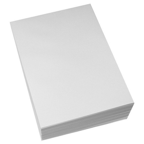 Fine Stationery Executive Gray & White Parchment Certificate Papers - Pack of 100, Laser & Inkjet Printer Compatible, for Office, Business Awards